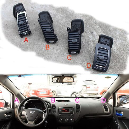 Replacement of Internal Parts Car Parts Car Air Conditioner Outlet Air Conditioning Vents for Forte 2017(B)(B) in Saudi Arabia