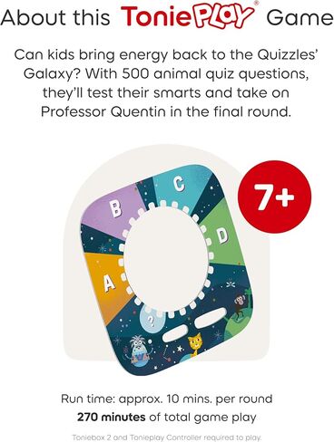 Tonies Tonieplay Game - The Quizzles: All About Animals [Requires Toniebox 2 & Tonieplay Controller] in Saudi Arabia