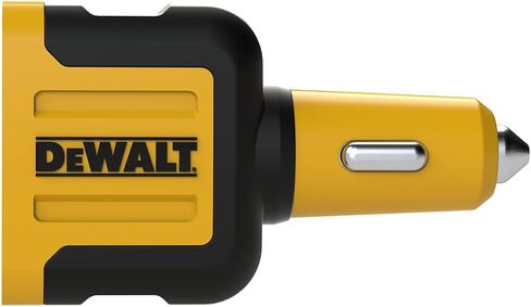 محول شاحن سيارة DEWALT USB + USB C، شاحن USB ولاعة سجائر 49.5 وات، شاحن سيارة PD PPS 30 وات شحن سريع 3.0 شحن سريع لهاتف iPhone 15/15 Plus/15 Pro/15 Pro Max، Galaxy S23/22، Pixel in Saudi Arabia