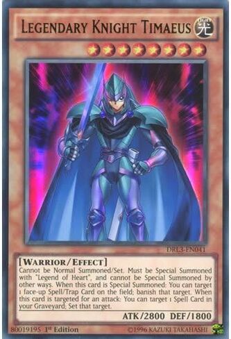 YuGiOh : DRL3-EN041 1st Ed Legendary Knight Timaeus Ultra Rare Card - ( Yu-Gi-Oh! Single Card ) by Deckboosters in Saudi Arabia