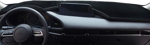 غطاء لوحة قيادة السيارة باللون الأسود من Beerte مناسب لسيارة Mazda CX-5 2026 2025-2017 من الفلانيل غطاء وحدة التحكم المركزية للوحة القيادة وغطاء واقي من الشمس (بدون HUD) in Kuwait