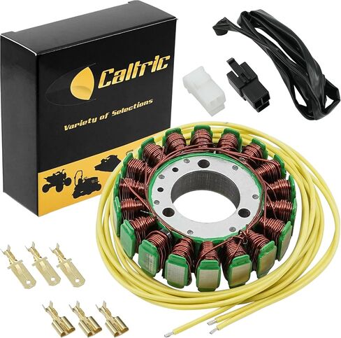 Caltric Stator Magneto Compatible with Kawasaki Lakota 300 KEF300B Sport 2001-2003 Bayou 300 KLF300B 1988-2005 in Saudi Arabia