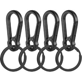 4Pcs Key Organizer Key Chain, Metal Carabiner Keychain for Car Keys, Durable Keyring Holder Keychain Clip for Men Women in Saudi Arabia