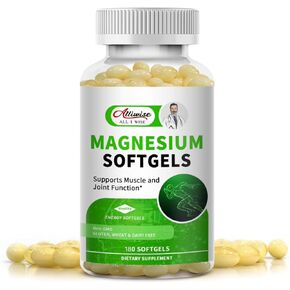 Magnesium Glycinate 500mg Supplemnt, High Absorption Dietary Supplement for Muscle, Heart, Nerve and Bone Support, Gluten Free, Non GMO, 120 Capsules, 60 Day Supply in Kuwait