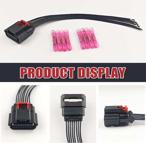 Maf Sensor Female Connector Plug Pigtail Harness 8 Pin - متوافق مع لكزس تويوتا سوبارو مازدا شيفروليه فولفو in Kuwait