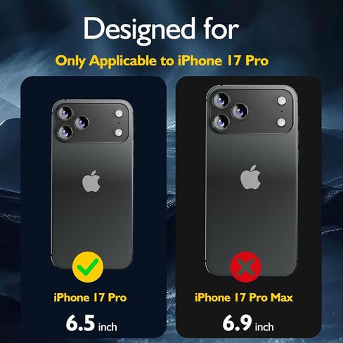 For iPhone 16 Pro /16 Pro Max Camera Lens Protector Tempered Glass Full Coverage Guard - 3 Packs/Transparent in Saudi Arabia