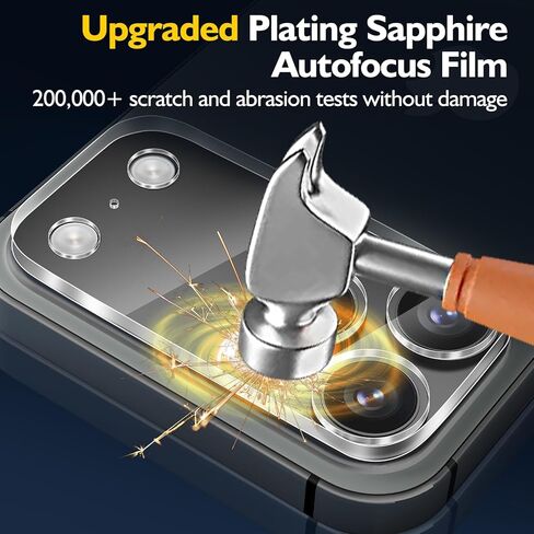 For iPhone 16 Pro /16 Pro Max Camera Lens Protector Tempered Glass Full Coverage Guard - 3 Packs/Transparent in Saudi Arabia