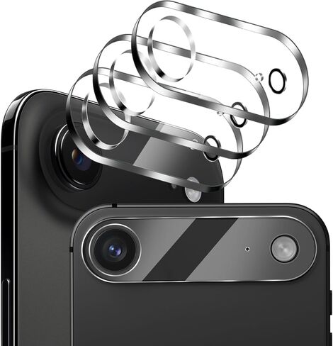 For iPhone 16 Pro /16 Pro Max Camera Lens Protector Tempered Glass Full Coverage Guard - 3 Packs/Transparent in Saudi Arabia