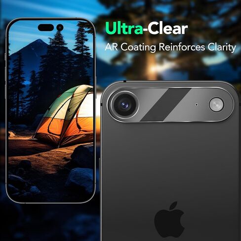 For iPhone 16 Pro /16 Pro Max Camera Lens Protector Tempered Glass Full Coverage Guard - 3 Packs/Transparent in Saudi Arabia
