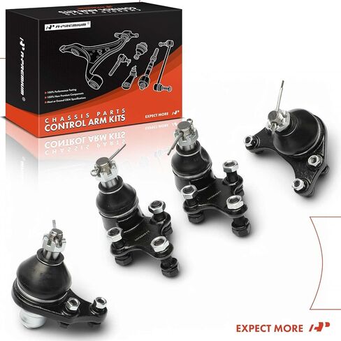 A-Premium Set of 4, Front Upper and Lower Ball Joints Kit, Compatible with Toyota Pickup 1989-1995, RWD in Saudi Arabia