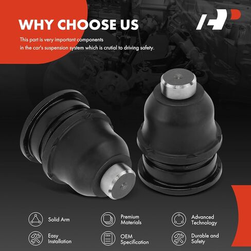 A-Premium 2 x Front Lower Ball Joints, Compatible with Kia Sorento 2011-2013 & Hyundai Santa Fe 2001-2012 in Saudi Arabia