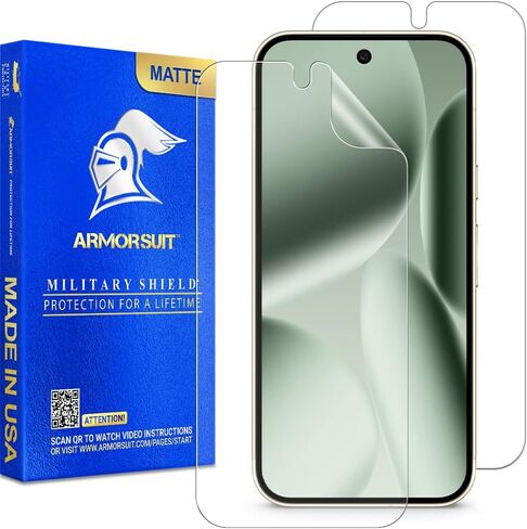ArmorSuit 2 Pack واقي شاشة ذو ملمس ورقي لهاتف Google Pixel 9 / Pixel 9 Pro واقي شاشة صديق للبيئة MilitaryShield Matte Film - صنع في الولايات المتحدة الأمريكية in Saudi Arabia