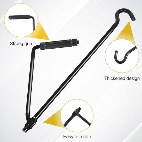 Scissor Jack Handle, 14.1 Inches Professional Jack Handle Replacement Tool, Durable Auto Wheel Jack Accessory for Cars, SUV, Truck and Trailers in Saudi Arabia
