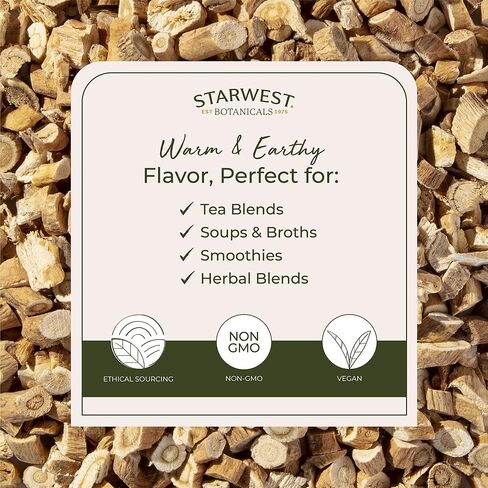 Starwest Botanicals Organic Astragalus Root Cut and Sifted, 4 Ounces in Kuwait