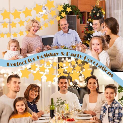 MixTeach 120 Pcs Gold Star Cutouts Assorted Sizes Paper Star Shapes Die Cut 6 4 2.5 Inches Yellow Star Classroom Decoration for Bulletin Board DIY Kids School Craft Projects Party Wall Decoration in Saudi Arabia