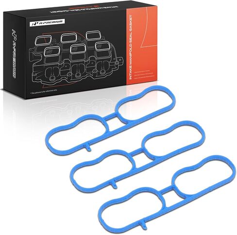 A-Premium Lower Engine Intake Manifold Gasket Set Compatible with Chevrolet, GMC, Isuzu, Saab & Buick Vehicles - Trailblazer/Envoy/9-7x 2005-2009, Trailblazer EXT, Envoy XL XUV, Ascender, Rainier in Saudi Arabia
