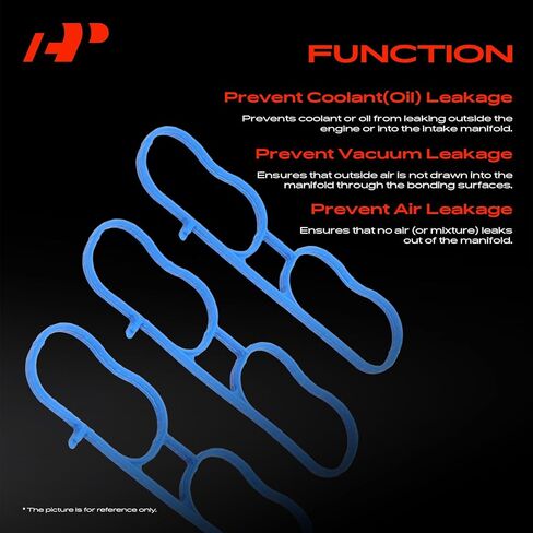 A-Premium Lower Engine Intake Manifold Gasket Set Compatible with Chevrolet, GMC, Isuzu, Saab & Buick Vehicles - Trailblazer/Envoy/9-7x 2005-2009, Trailblazer EXT, Envoy XL XUV, Ascender, Rainier in Saudi Arabia