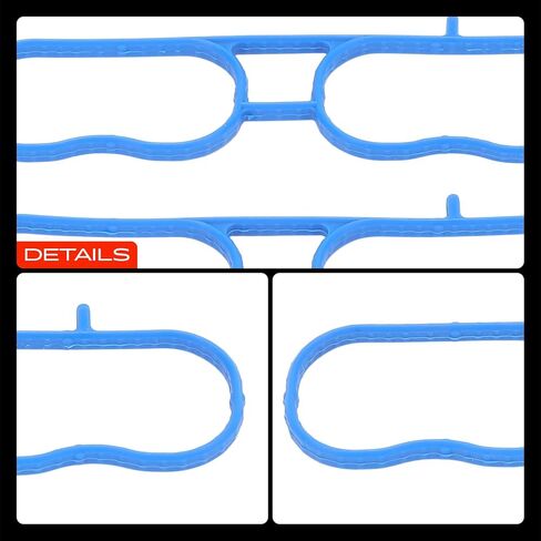 A-Premium Lower Engine Intake Manifold Gasket Set Compatible with Chevrolet, GMC, Isuzu, Saab & Buick Vehicles - Trailblazer/Envoy/9-7x 2005-2009, Trailblazer EXT, Envoy XL XUV, Ascender, Rainier in Saudi Arabia