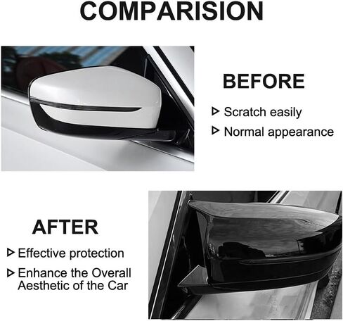 غطاء مرآة جانبية أغطية مرآة بديلة متوافقة مع BMW 2017-2022 G20 G21 G30 G31 G11 G12 G14 G15 G16 in Kuwait