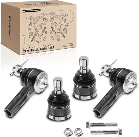 A-Premium Set of 4, Front Lower Ball Joint, Outer Tie Rod End, Compatible with Ford Escape 2001-2009, Mazda Tribute 2001-2009, Mercury Mariner 2005-2009 in Saudi Arabia