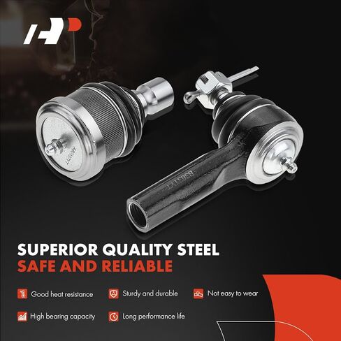 A-Premium Set of 4, Front Lower Ball Joint, Outer Tie Rod End, Compatible with Ford Escape 2001-2009, Mazda Tribute 2001-2009, Mercury Mariner 2005-2009 in Saudi Arabia