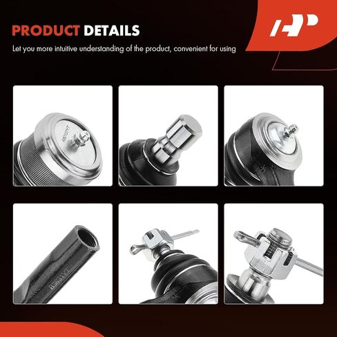 A-Premium Set of 4, Front Lower Ball Joint, Outer Tie Rod End, Compatible with Ford Escape 2001-2009, Mazda Tribute 2001-2009, Mercury Mariner 2005-2009 in Saudi Arabia