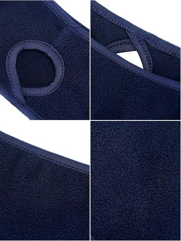 Tatuo 3 Pieces Fleece Ponytail Headband Earband Winter Running Headband Ear Warmer Headband for Women Outdoor Sports and Fitness in Saudi Arabia
