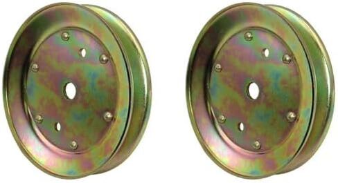 #US Replace Parts 2 Spindle Pulleys for Craftsman 195945 197473 for Husqvarna 42" 46" Decks (AikePart1025-3053) in Saudi Arabia
