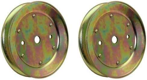 #US Replace Parts 2 Spindle Pulleys for Craftsman 195945 197473 for Husqvarna 42" 46" Decks (AikePart1025-3053) in Saudi Arabia