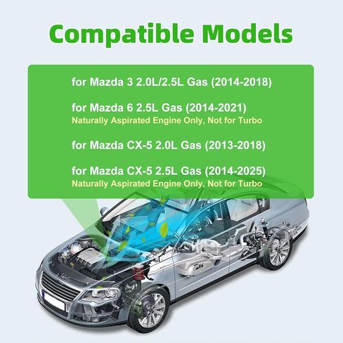 مجموعة فلتر هواء مقصورة المحرك AUTOKAY CA11259 KD45-61-J6X تناسب Mazda CX-5 CX5 2013-2025 لمازدا 3 2014-2018 لمازدا 6 2014-2021 RE# PE07-13-3A0A AF5211 SA11259 KD4561J6X CF3346 VF2056 in Saudi Arabia