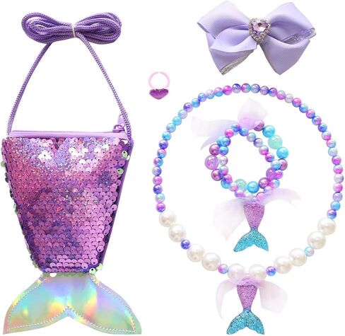 Little Girls Mermaid Princess Costume Dress for Toddler Kids Christmas Gift Party Halloween Cosplay in Saudi Arabia
