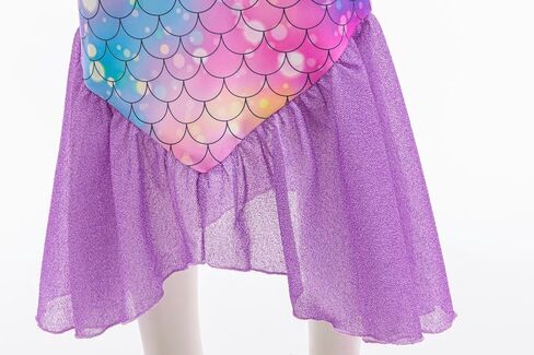 Little Girls Mermaid Princess Costume Dress for Toddler Kids Christmas Gift Party Halloween Cosplay in Saudi Arabia
