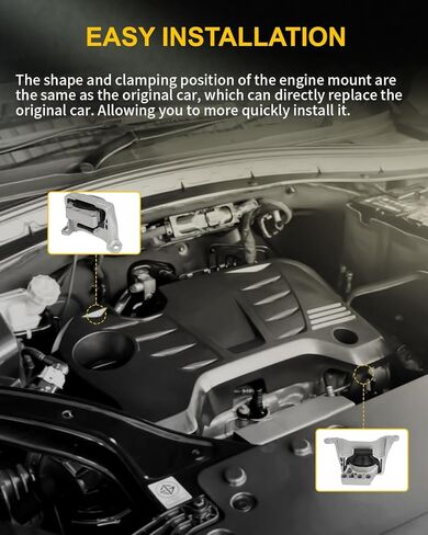 OCPTY Engine Motor Mount Compatible for 2013-2019 Escape 2.0L 2.5L & 2013-2018 Focus 2.0L（Turbocharged）& 2019-2023 Transit Connect 2.0L 2.5L & 2015-2019 Lincoln MKC 2.0L 2.3L # A5631 (1PC) in Saudi Arabia
