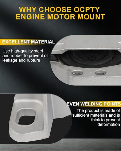 OCPTY Engine Motor Mount Compatible for 2013-2019 Escape 2.0L 2.5L & 2013-2018 Focus 2.0L（Turbocharged）& 2019-2023 Transit Connect 2.0L 2.5L & 2015-2019 Lincoln MKC 2.0L 2.3L # A5631 (1PC) in Saudi Arabia