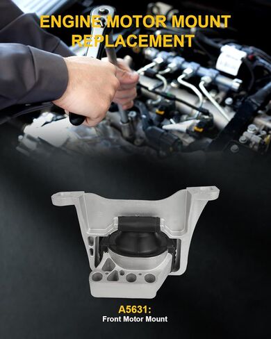 OCPTY Engine Motor Mount Compatible for 2013-2019 Escape 2.0L 2.5L & 2013-2018 Focus 2.0L（Turbocharged）& 2019-2023 Transit Connect 2.0L 2.5L & 2015-2019 Lincoln MKC 2.0L 2.3L # A5631 (1PC) in Saudi Arabia