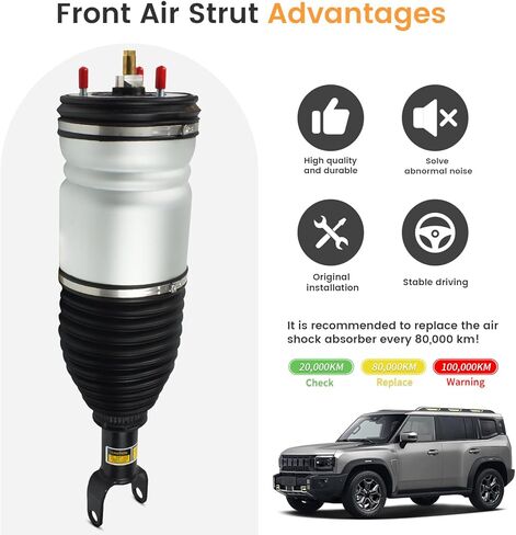 دعامة تعليق هوائي أمامي، ممتص الصدمات الهوائي متوافق مع 2013 2014 2015 2016 2017 2018 2019 2020 دودج رام 1500، AS3017،4877147AF، 4877147AH، 4877147AB، 4877147AC، 4877147AD in Kuwait