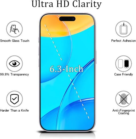 MAYtobe [2 Pack] Designed For iPhone SE 2020, iPhone 8, 7, 6s, 6 Screen Protector Temperer Glass, Case Friendly, Bubble Free, Easy to Install in Saudi Arabia