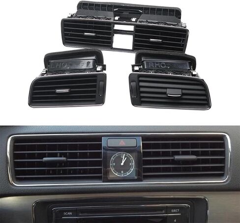Car Vents for Passat 2011-2015 Front Dashboard AC Outlet Air Vent 56D819703 56D819704 56D819728G Auto Parts(Left)(Middle) in Kuwait