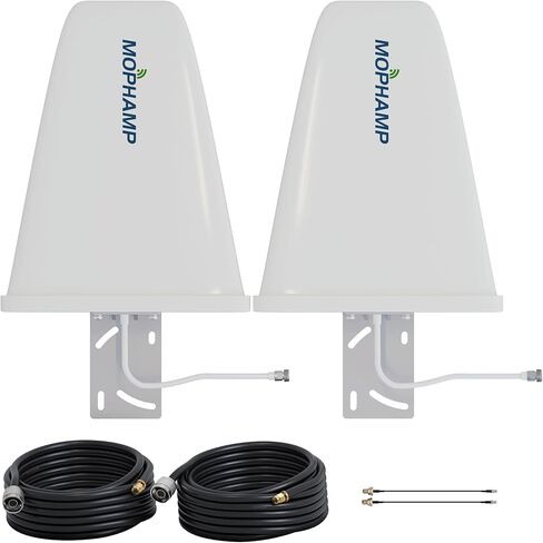 MIMO 2x2 External Antenna Kit 698-3800 MHz | Works with 4G LTE/5G Hotspots, Routers, Gateways in Saudi Arabia