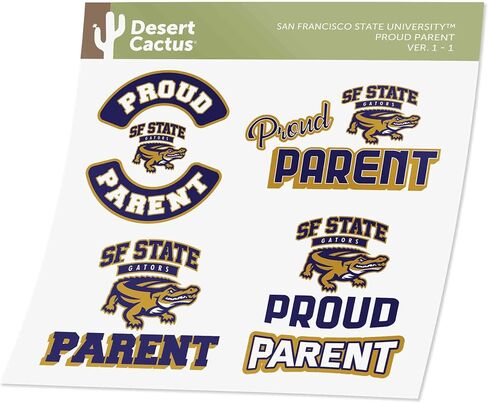 Desert Cactus University of Washington Sticker Huskies U of W Sticker Vinyl Decal Laptop Water Bottle Car Scrapbook (Proud Parent Sheet) in Saudi Arabia
