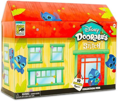 Stitch Doorables Collection Peek Set - Bundle with 2024 SDCC Exclusive 8 Doorables Mini Figures Plus Stickers, More | Disney Stitch Mini Figures Comic Con Collectible Set in Saudi Arabia