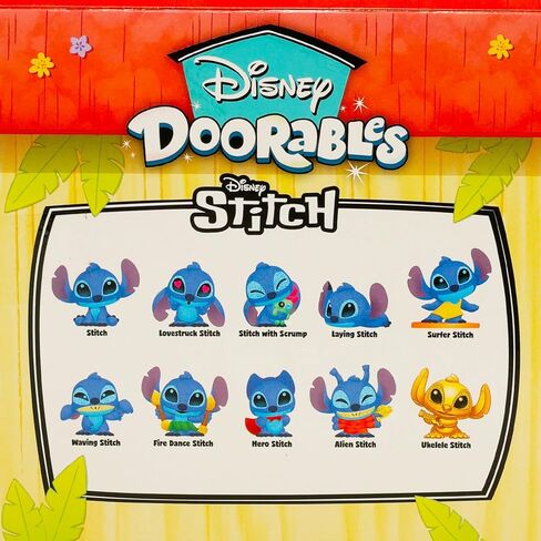Stitch Doorables Collection Peek Set - Bundle with 2024 SDCC Exclusive 8 Doorables Mini Figures Plus Stickers, More | Disney Stitch Mini Figures Comic Con Collectible Set in Saudi Arabia