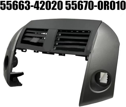 Car Vents 1pcs Black Abs Center AC Vents + Trim Bezels for 2006-2012 Car 55663-42020 in Saudi Arabia
