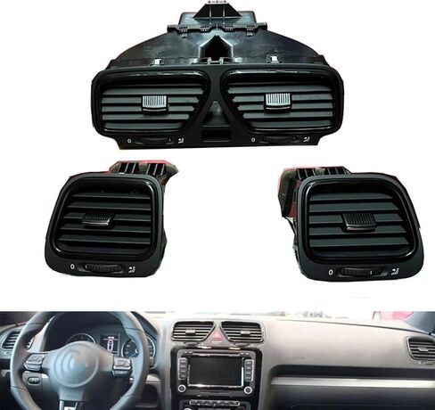 Car Vents Car Interior Replacement Parts for Scirocco 2009-2016 Front Instrument Panel Air Conditioner Air Outlet(Left and Right)(Left and Right) in Saudi Arabia