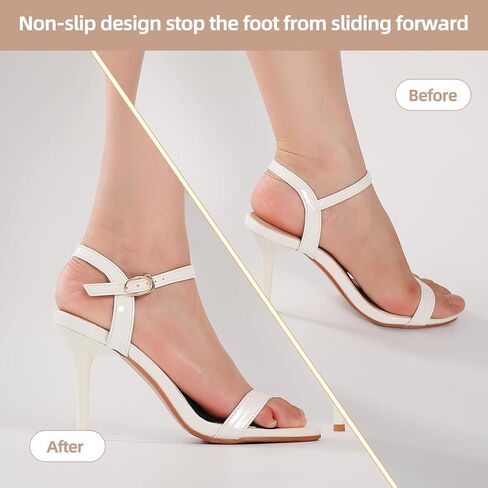 Metatarsal Pads Women, Ball of Foot Cushions for Women, Forefoot Pads Stop Feet from Sliding Forward, High Heel Comfort Cushion Inserts Pads, Non-Slip Foot Pad, Resuse and Washable（4 Pairs in Kuwait