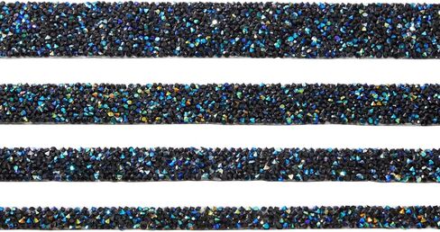 Bright Creations Gold Adhesive Rhinestone Tape - 7 Rolls, 0.4-1.2 in, Gold - Peel & Stick Adhesive Rhinestone Strips for Crafts & Home Decor in Saudi Arabia