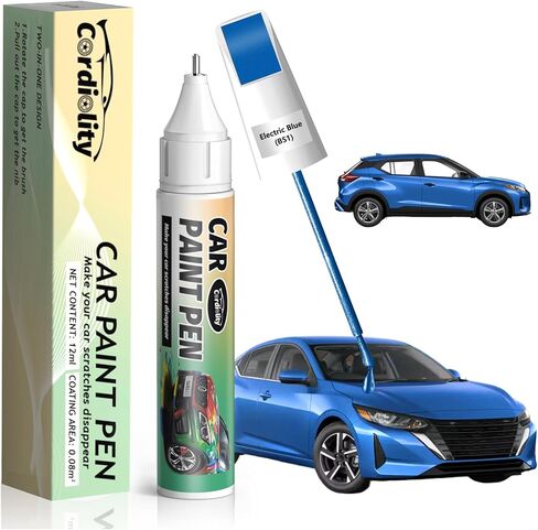 B51 Electric Blue Touch Up Paint for Nissan, Color Accurate Car Paint Scratch Repair Pen, Quick & Easy Fix Automotive Chips and Nicks in Saudi Arabia