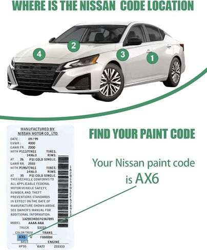 B51 Electric Blue Touch Up Paint for Nissan, Color Accurate Car Paint Scratch Repair Pen, Quick & Easy Fix Automotive Chips and Nicks in Saudi Arabia