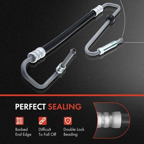 A-Premium Power Steering Hose Pressure Hose Line Assembly Compatible with Dodge Ram 2500 2009-2010 Ram 2500 3500 2011 5.7L 4WD Pump To Gear/Rack Pinion in Saudi Arabia