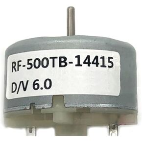 محرك ضوء تحذير عزم الدوران من هوبي، محرك مرطب صغير، محرك تيار مستمر 3V6V12V، RF500TB12560 14415 18280 علم المحرك (الحجم: RF 500TB 18280) in Kuwait